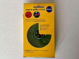 Akasa AK170CG-4GNS LED Case Fan 8cm crystal green