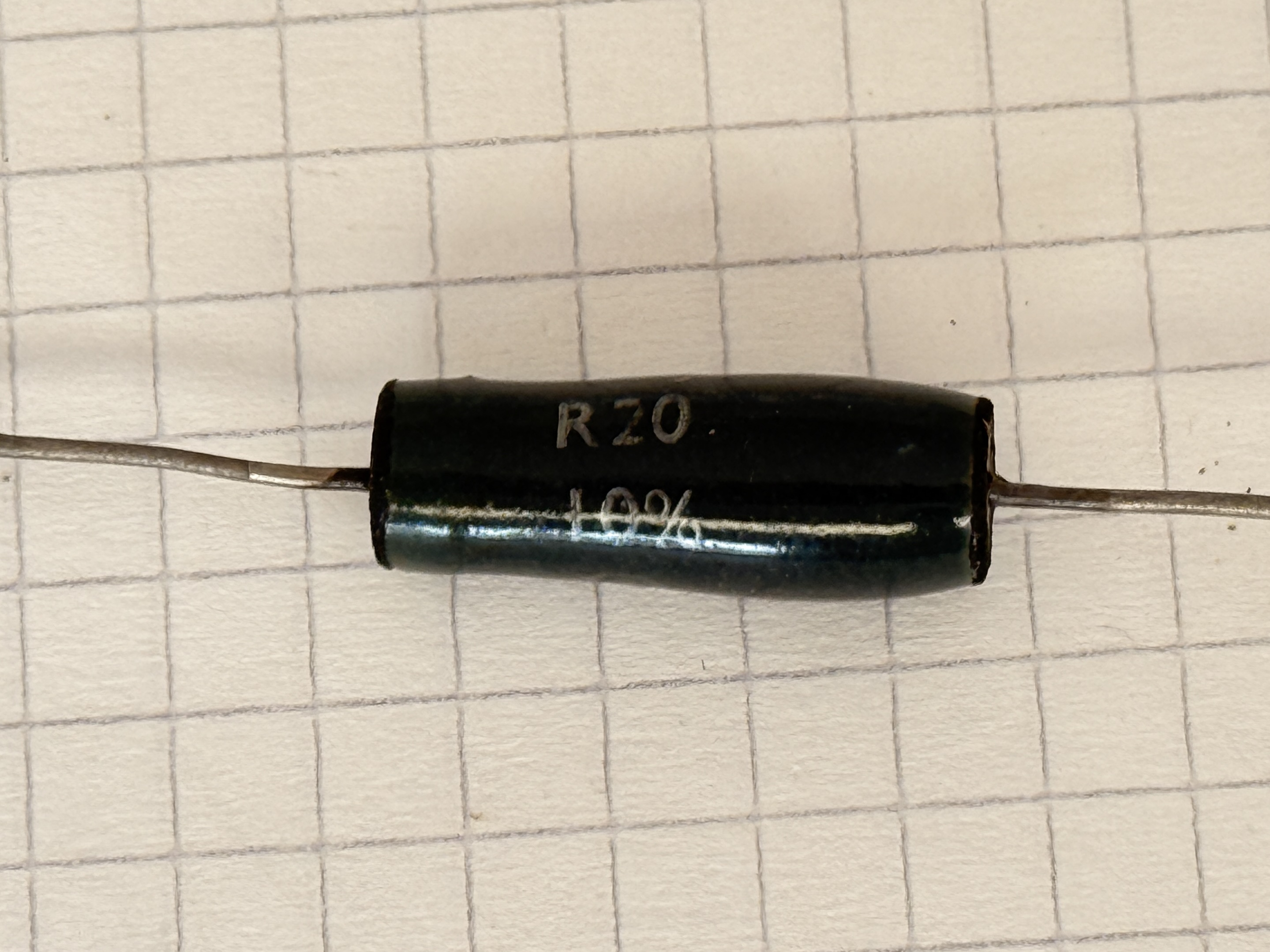 Welwyn R20 W22. 0,20 Ohm 7W weerstand