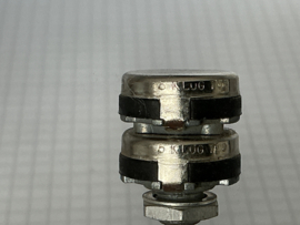 5K Log stereo potmeter 3mm metaal Piher