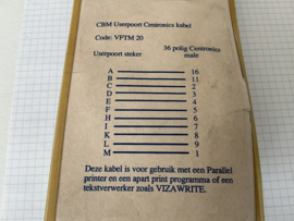 Commodore CBM C64 Userport parallel centronics interface NOS