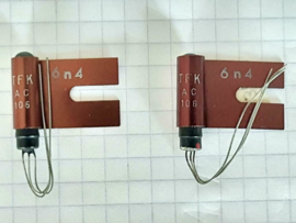 Germanium transistor AC106 incl koeling set van 2