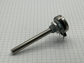 100 Ohm Lin  potmeter 6mm metaal Piher