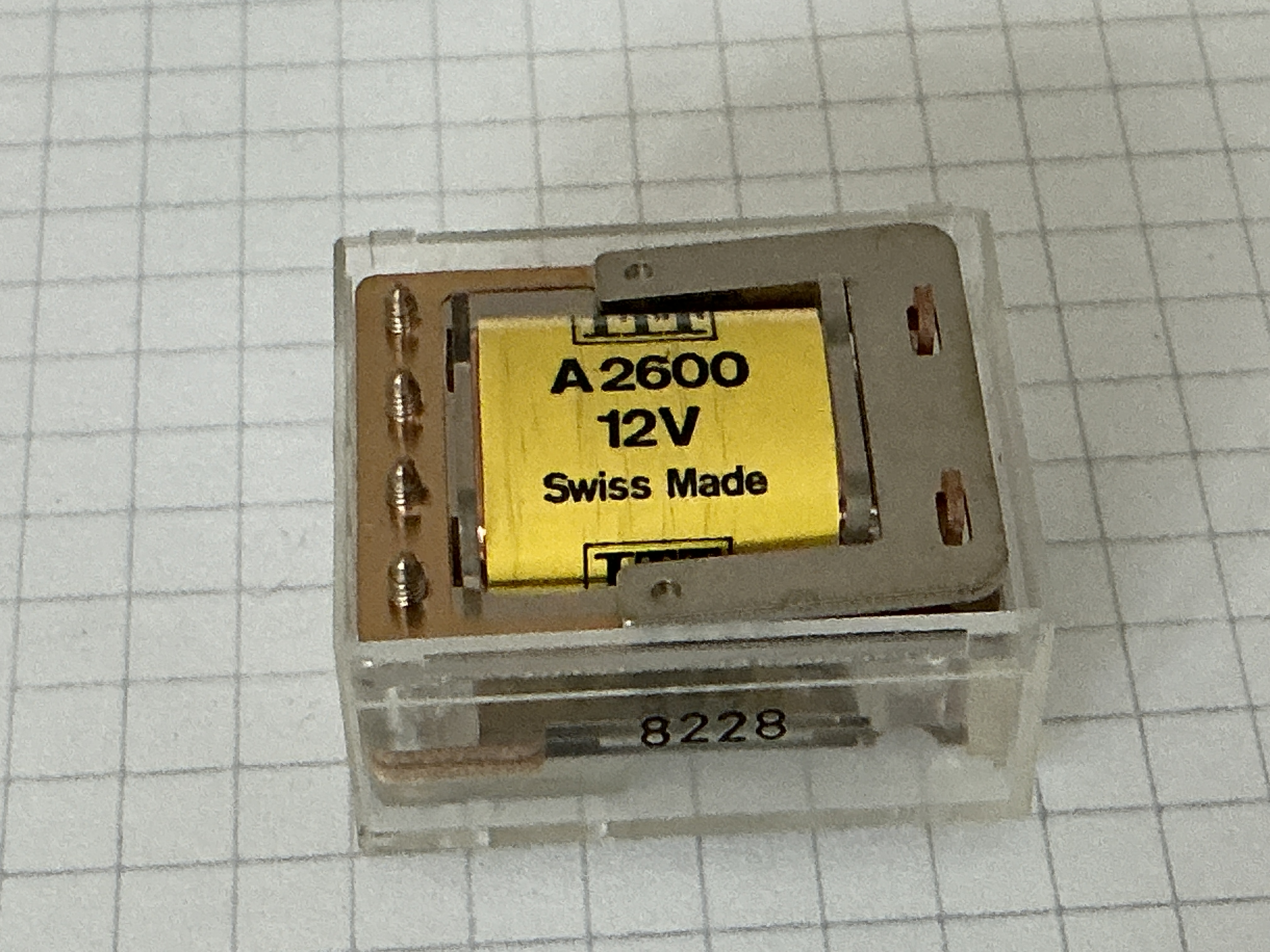 ITT A2600 12V print relais 10p