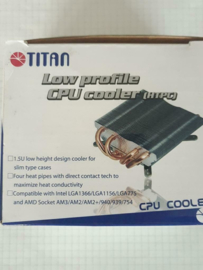 Titan TTC-NC25TZ/HS low profile CPU cooler AMD/Intel