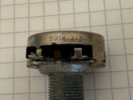 Piher potmeter 500K lin 6mm as metaal