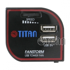Titan TTC-NF06TZ/V2(BP) USB radiaal ventilator black