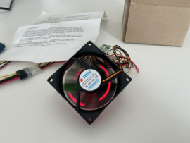 First Case Mod (red)LED fan 501F080 80mm Customizable