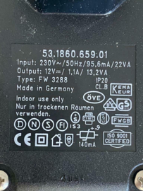 12V 1,1A  FW 3288 adapter  220v - 12V DC