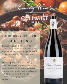 Pierre Amadieu Roulepierre met Boeuf Bourguignon