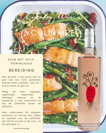Rosé des Schistes met zalm uit de oven