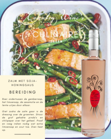 Rosé des Schistes met zalm uit de oven