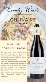 Pasta Carbonara originale met onze heerlijke Roulepierre