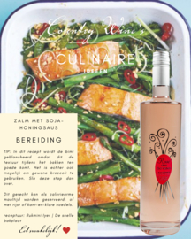 Rosé des Schistes met zalm uit de oven