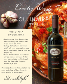 Pollo alla Cacciatore & Toscana Rosso