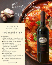 Pollo alla Cacciatore & Toscana Rosso