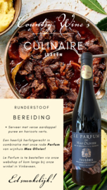 Herfstige runderstoof met Le Parfum rouge