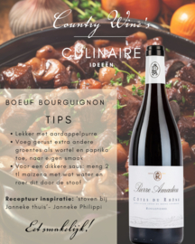 Pierre Amadieu Roulepierre met Boeuf Bourguignon