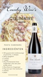 Pasta Carbonara originale met onze heerlijke Roulepierre