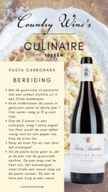 Pasta Carbonara originale met onze heerlijke Roulepierre