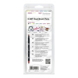 Tombow Dual Brush ABT - Primary (set van 6)