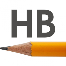 Driehoekig HB potlood