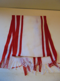 partij sjaals rood wit afm 115 x 18 cm 39 stuks prijs per partij a 39 stuks