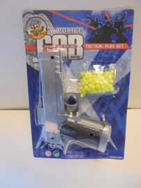Police cob BB gun 2 assorti  23 x 16 cm prijs per stuk