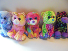 pluche Miri Colorful  5 assorti 30 cm prijs per stuk