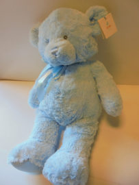 pluche mijn eerste teddy blauw 50 cm prijs per stuk