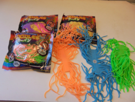toy toys Stretchy Noodles 3 stuks in zakje assorti kleur prijs per zakje