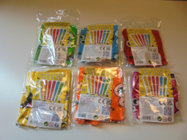 opblaas knuppel Smile  80 cm assorti kleur prijs per stuk
