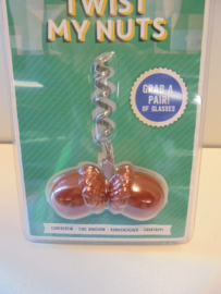 kurken trekker Twist My Nuts 16 x 10 cm prijs per stuk