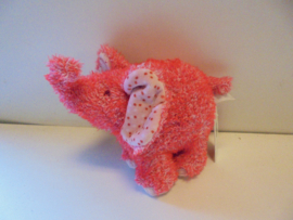 pluche Happy Horse olifant roze 20 x 15 cm prijs per stuk