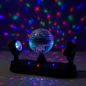 LED Disco Licht met Spiegelbol 28x20x14 cm prijs per stuk