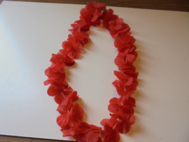 Hawaii krans rood doorsnede 30 cm prijs per stuk
