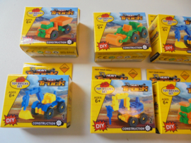 toy bricks set super truck 8x10 cm prijs per stuk