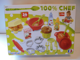 100% Chef doos speel keuken artikelen prijs per doos