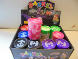 Barrel o Slime 12 stuks in display  prijs per display a 12stuks