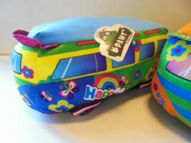 pluche paws Happy Bus 25x13 cm 4 assorti prijs per stuk