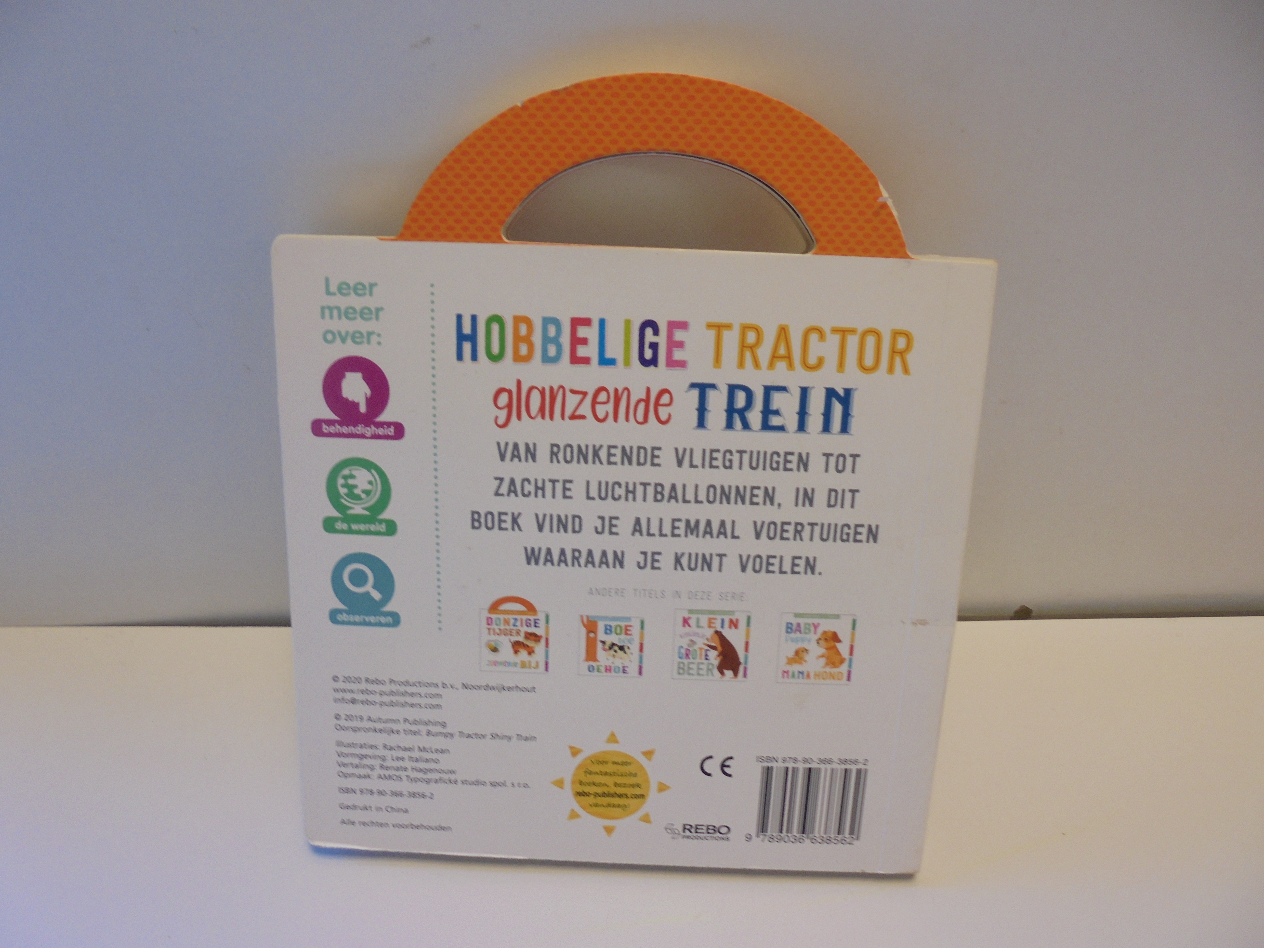 Voel en Leer Boek Tractor afm 22x20 cm prijs per stuk
