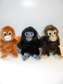 pluche paws aap assorti 32 cm prijs per stuk