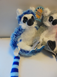 pluche Lenny Lemur 30 cm 3 kleur prijs per stuk