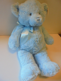 pluche mijn eerste teddy blauw 50 cm prijs per stuk