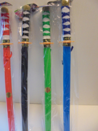 Ninja zwaard  mix  kleur 65 cm prijs per stuk