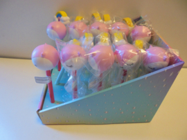 Squishy pen 20 stuks in display 27 x 23 cm prijs per display a 20 stuks