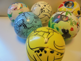 Ballen mix kleur 20 cm prijs per stuk