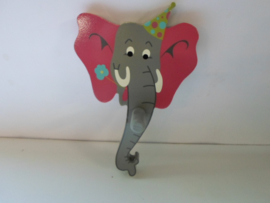 kinder kapstok olifant 13 x 20 cm prijs per stuk