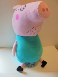 pluche peppa pig xl 80 cm  daddy prijs per stuk