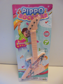 Pippo Rockstar Gitaar 37 x 16 cm prijs per stuk
