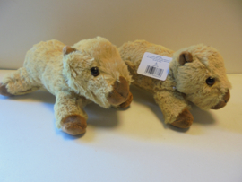 pluche Capybara liggend 24 cm prijs per stuk